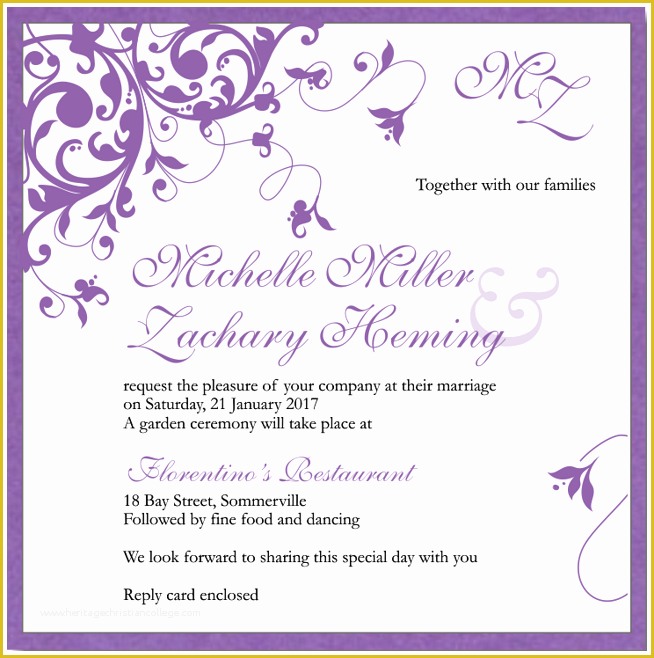 Free Wedding Invitation Templates for Word Of Free Wedding Invitation Templates Wedding Invitation