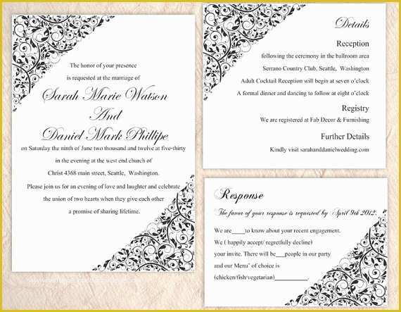 Free Wedding Invitation Templates for Word Of Wedding Card Template Word Templates Data