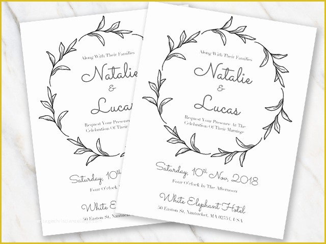 Free Wedding Invitation Templates for Word Of Wedding Invitation Templates Word Eyerunforpob