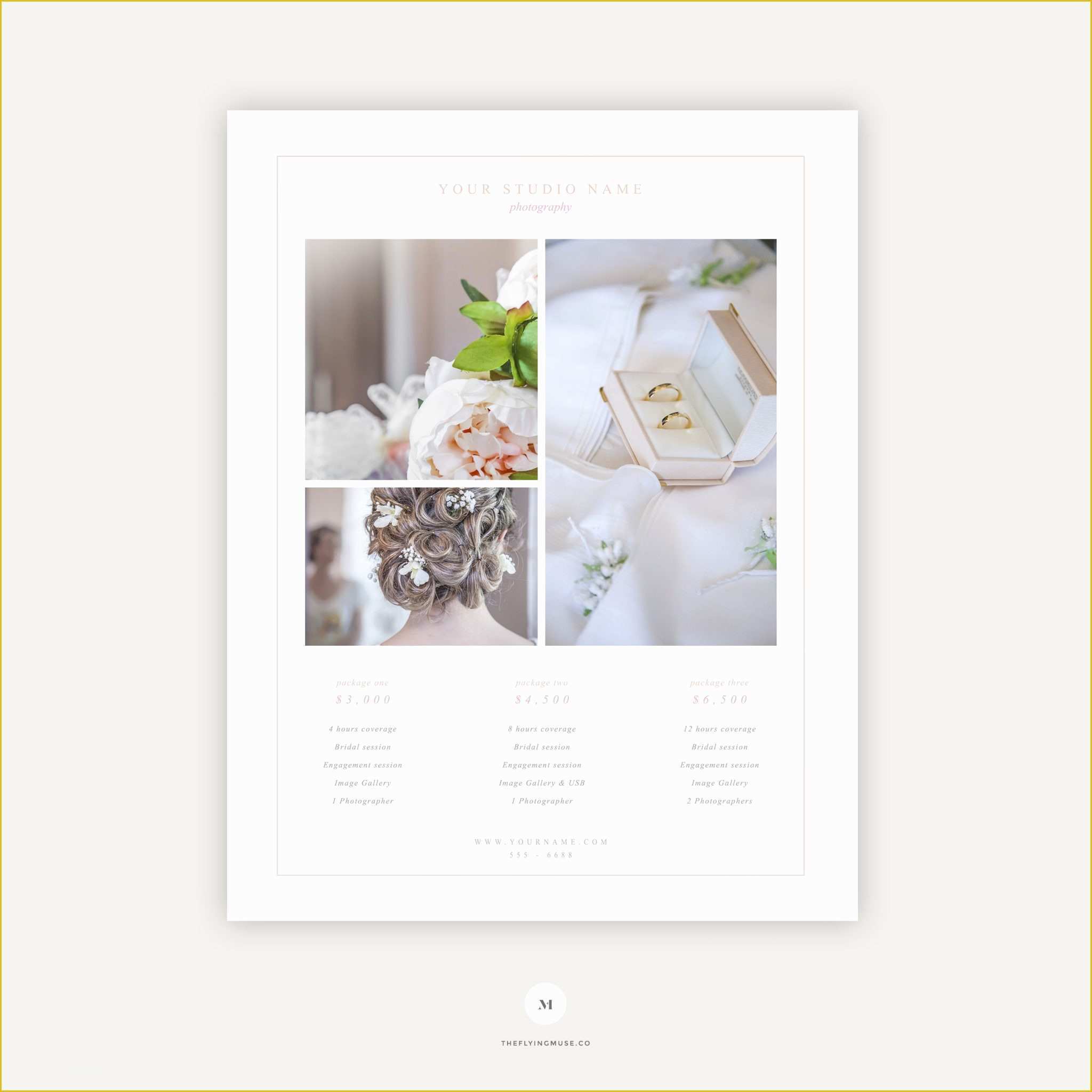 Free Wedding Pricing Template Of Free Pricing Guide Template Design for Wedding