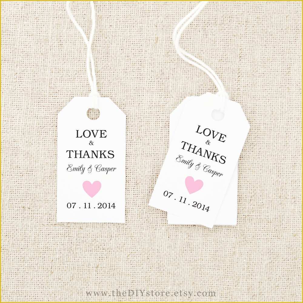 Free Wedding Tags Template Of 7 Best Of Free Printable Wedding Tags Templates