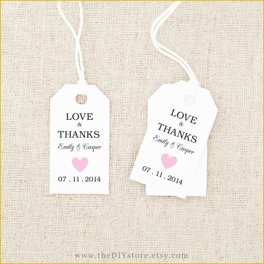 Free Wedding Tags Template Of 7 Best Of Free Printable Wedding Tags Templates