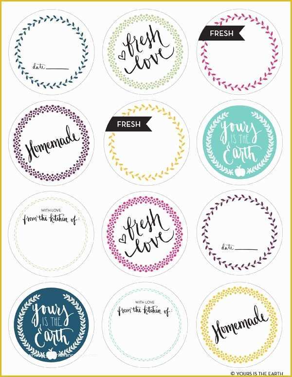 Free Wedding Tags Template Of Free Collection Of Free Printable Labels for Mason Jars