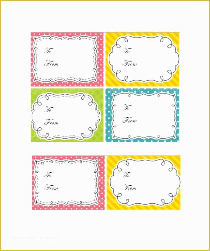 Free Wedding Tags Template Of Free Printable Favor Tags Template