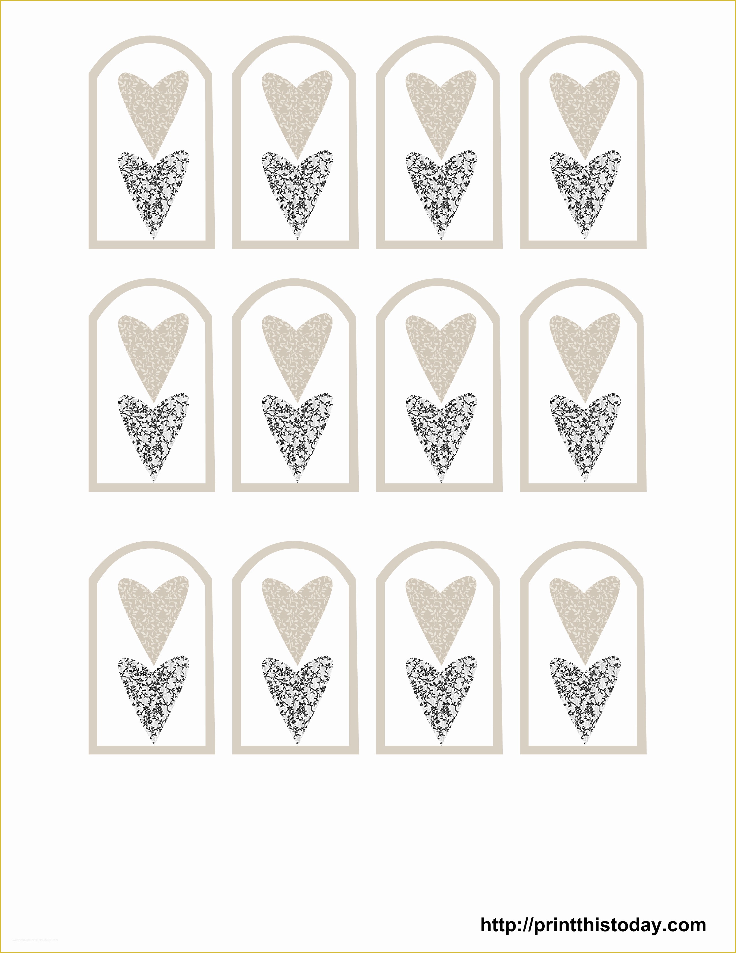 Free Wedding Tags Template Of Free Printable Wedding Favor Tags