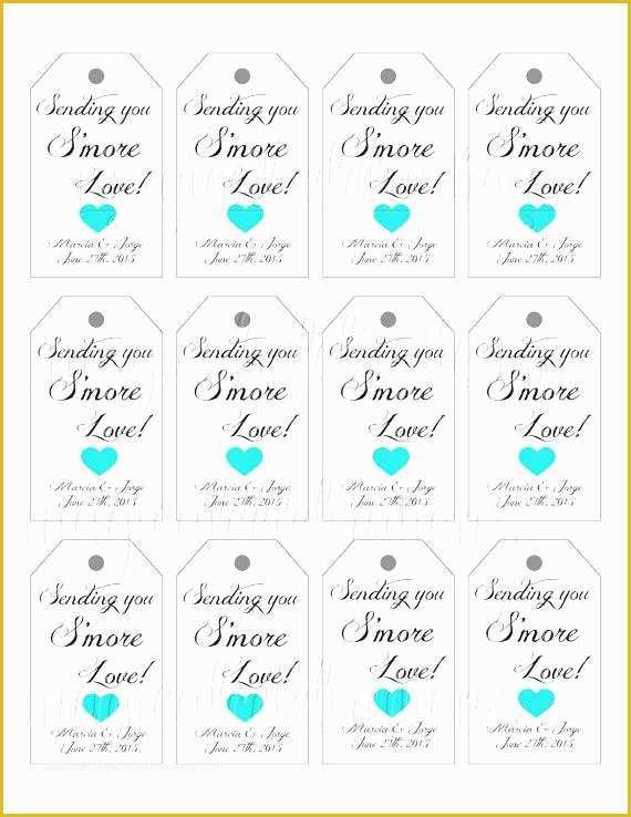 Free Wedding Tags Template Of Free Printable Wedding Favor Tags Template Image