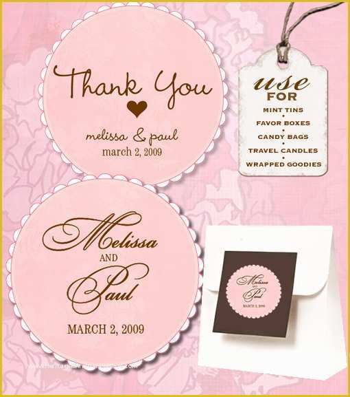 Free Wedding Tags Template Of Sweet Retro Free Wedding Labels Download