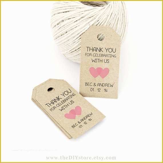 Free Wedding Tags Template Of Tags