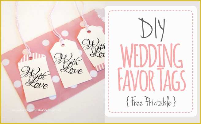 Free Wedding Tags Template Of Wedding Diy Archives