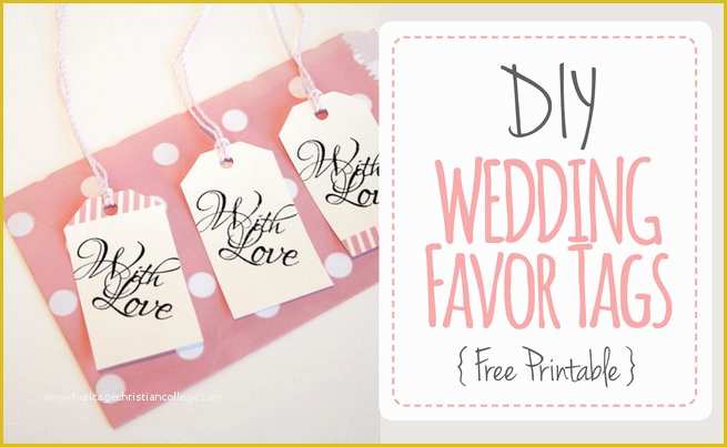 Free Wedding Tags Template Of Wedding Diy Archives