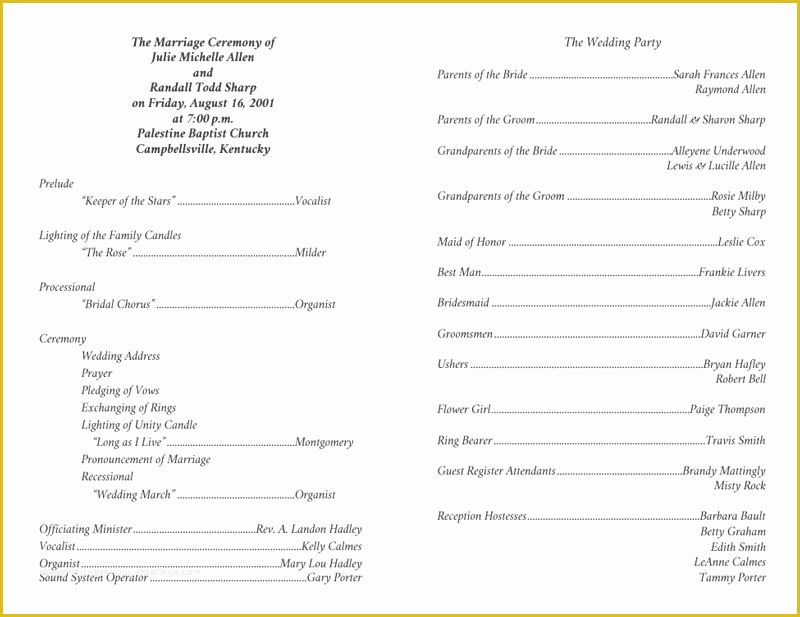 Free Wedding Templates Online Of Wedding Program Templates Wedding Programs Fast