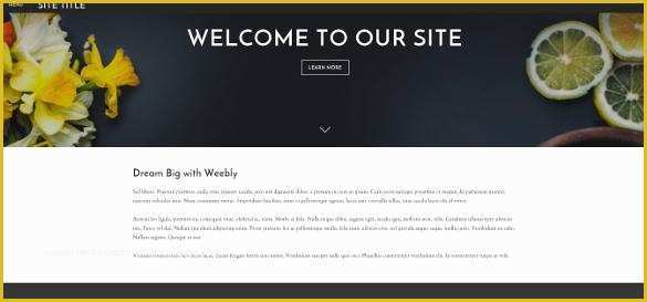 Free Weebly Templates Of 20 Gorgeous &amp; Free Weebly Templates