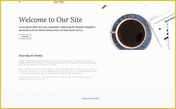 Free Weebly Templates Of 20 Gorgeous & Free Weebly Templates