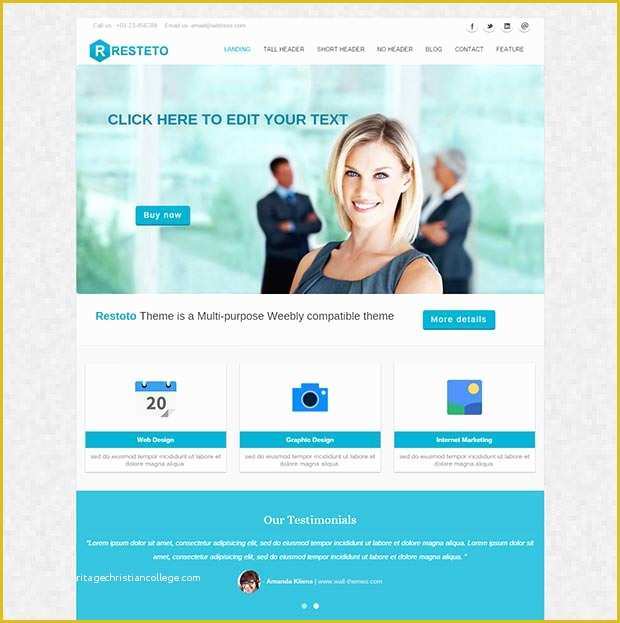 Free Weebly Templates Of 30 Free Weebly themes & Templates