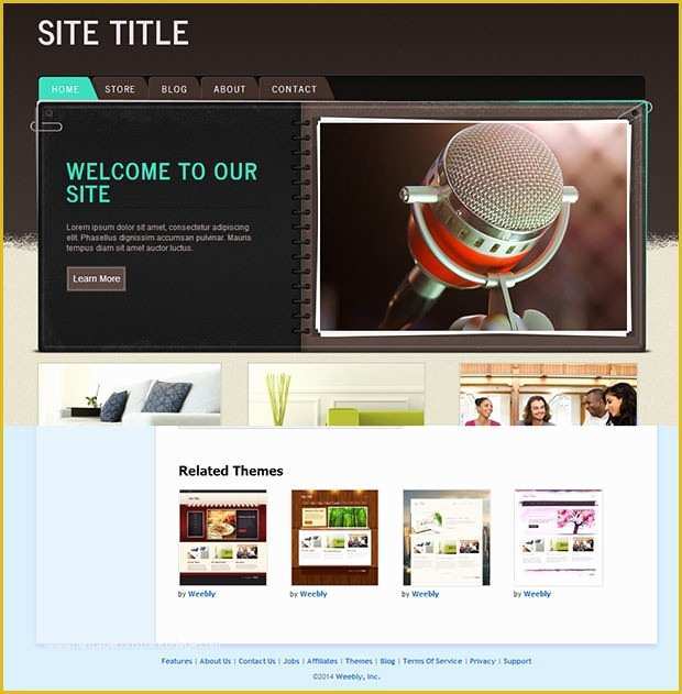 Free Weebly Templates Of within Weebly Templates Free Example Resume