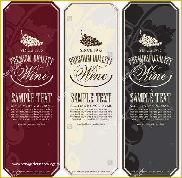 Free Wine Label Template Of 34 Wine Label Templates – Free Sample Example format