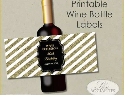 Free Wine Label Template Of 53 Label Design Templates