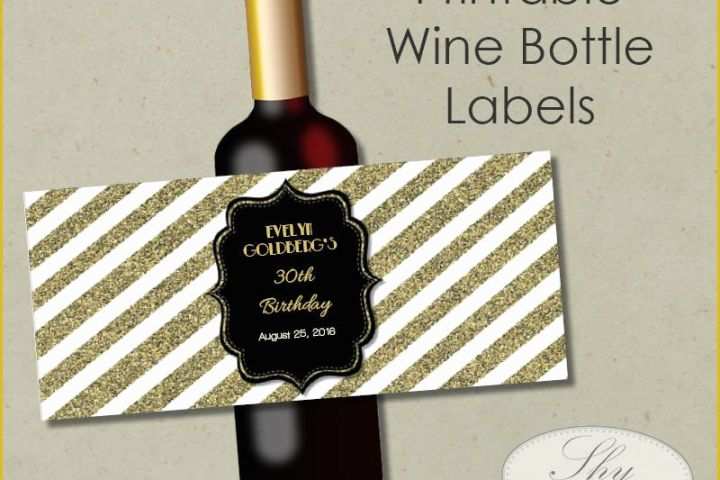 Free Wine Label Template Of 53 Label Design Templates