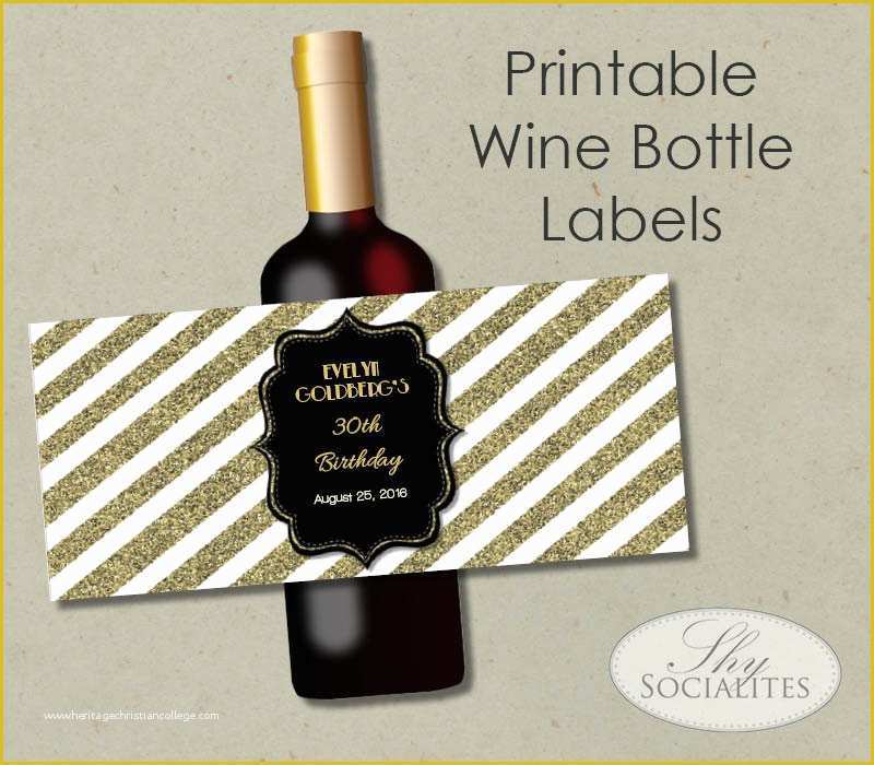 Free Wine Label Template Of 53 Label Design Templates