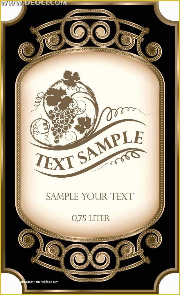 Free Wine Label Template Of Free Wine Label Templates Invitation Template