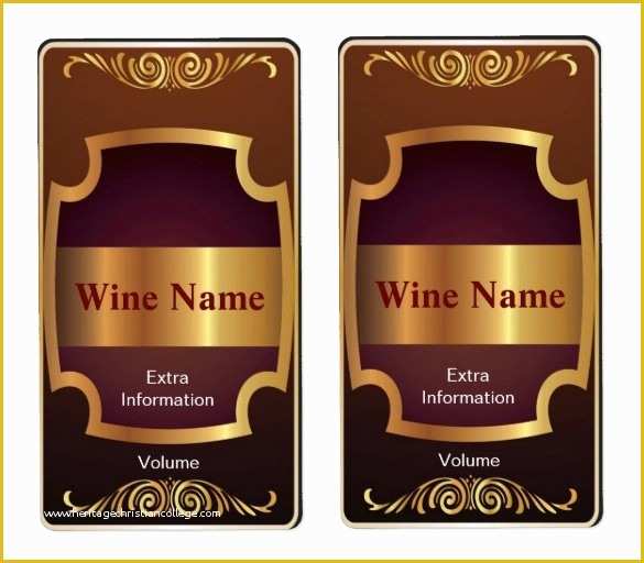 Free Wine Label Template Of Wine Label Template