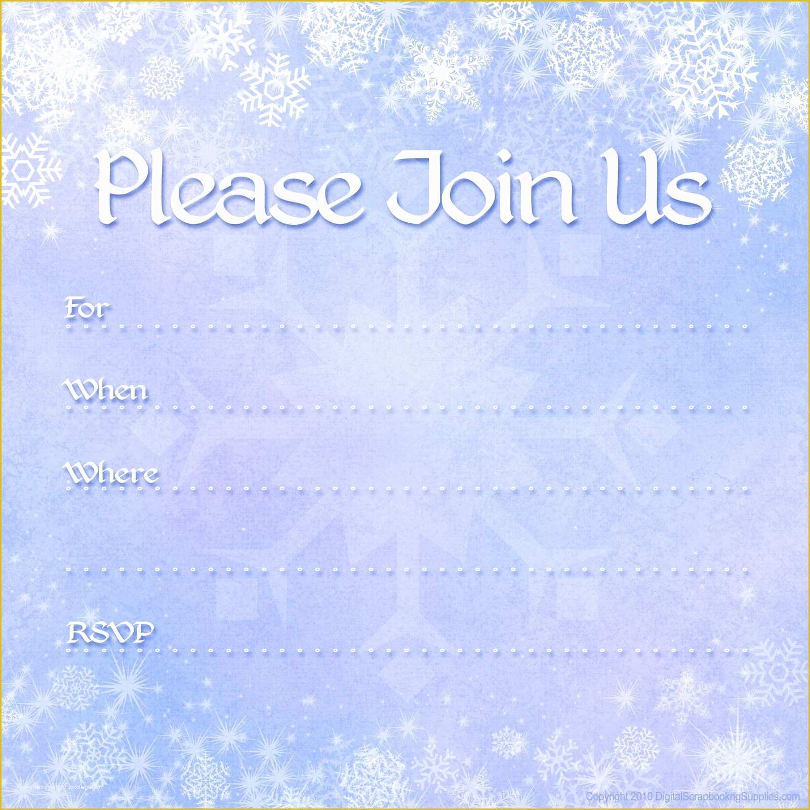 Free Winter Wonderland Invitations Templates Of event Invitation Holiday Invitation Cards Card