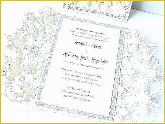 Free Winter Wonderland Invitations Templates Of Winter Wonderland Wedding Invitation Free Download Party