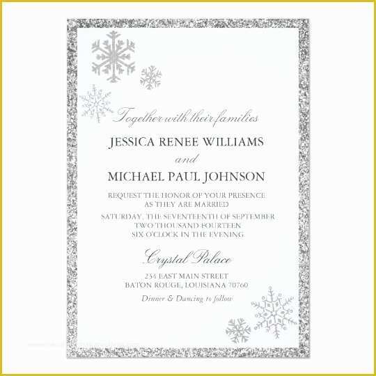 Free Winter Wonderland Invitations Templates Of Winter Wonderland Wedding Invitations