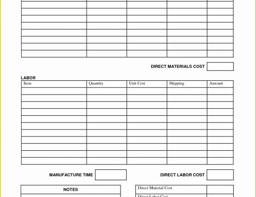 Free Work Estimate Template Of 7 Best Of Free Printable Job Estimate form Template