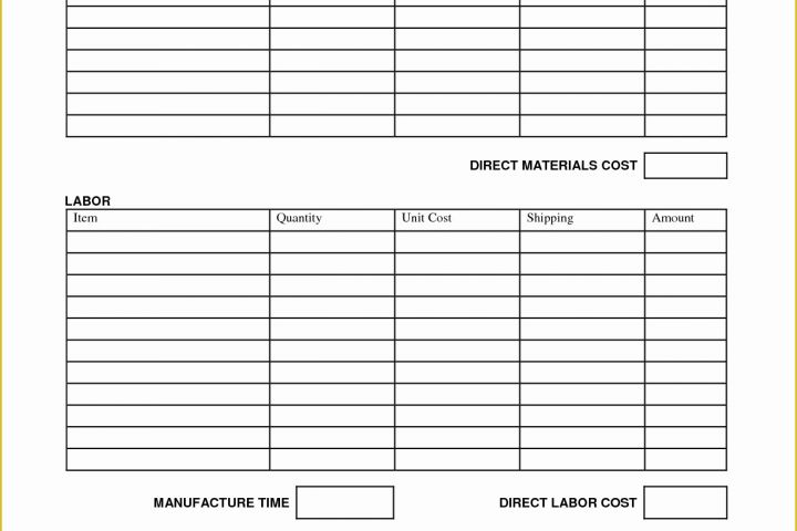 Free Work Estimate Template Of 7 Best Of Free Printable Job Estimate form Template