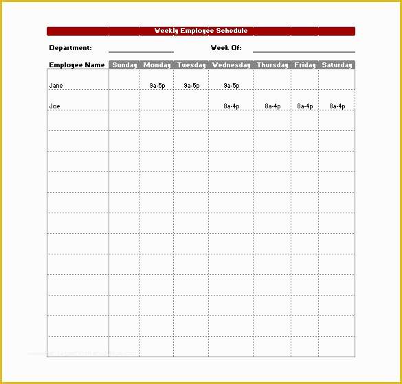 Free Work Schedule Template Of 17 Daily Work Schedule Templates &amp; Samples Doc Pdf