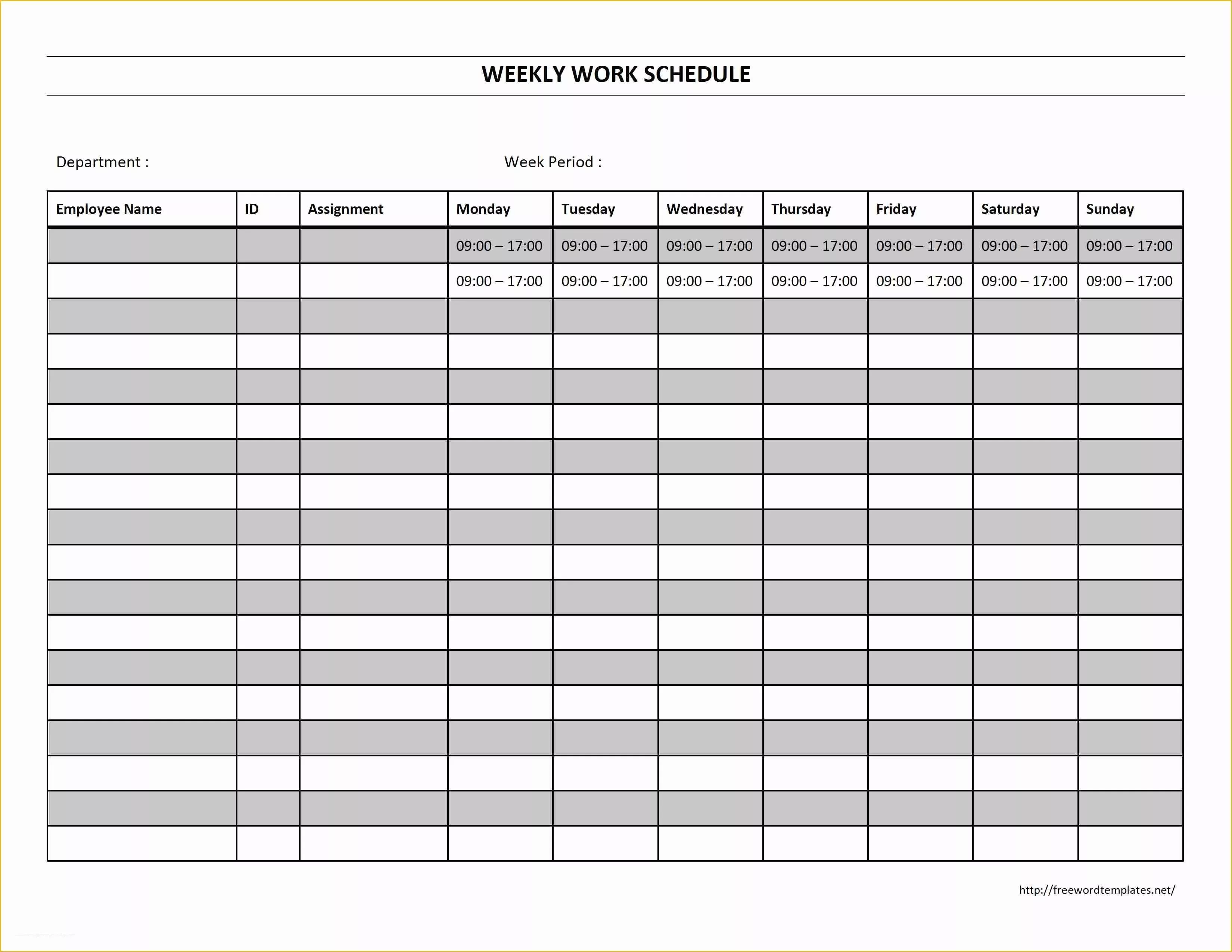 free-work-schedule-template-of-10-best-of-free-printable-blank-employee-schedules