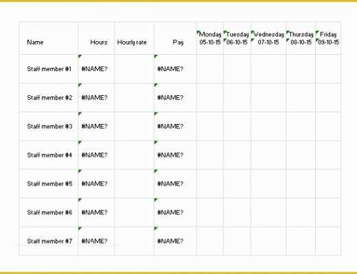 Free Work Schedule Template Of Work Schedule Templates – 9 Free Word Excel Pdf format