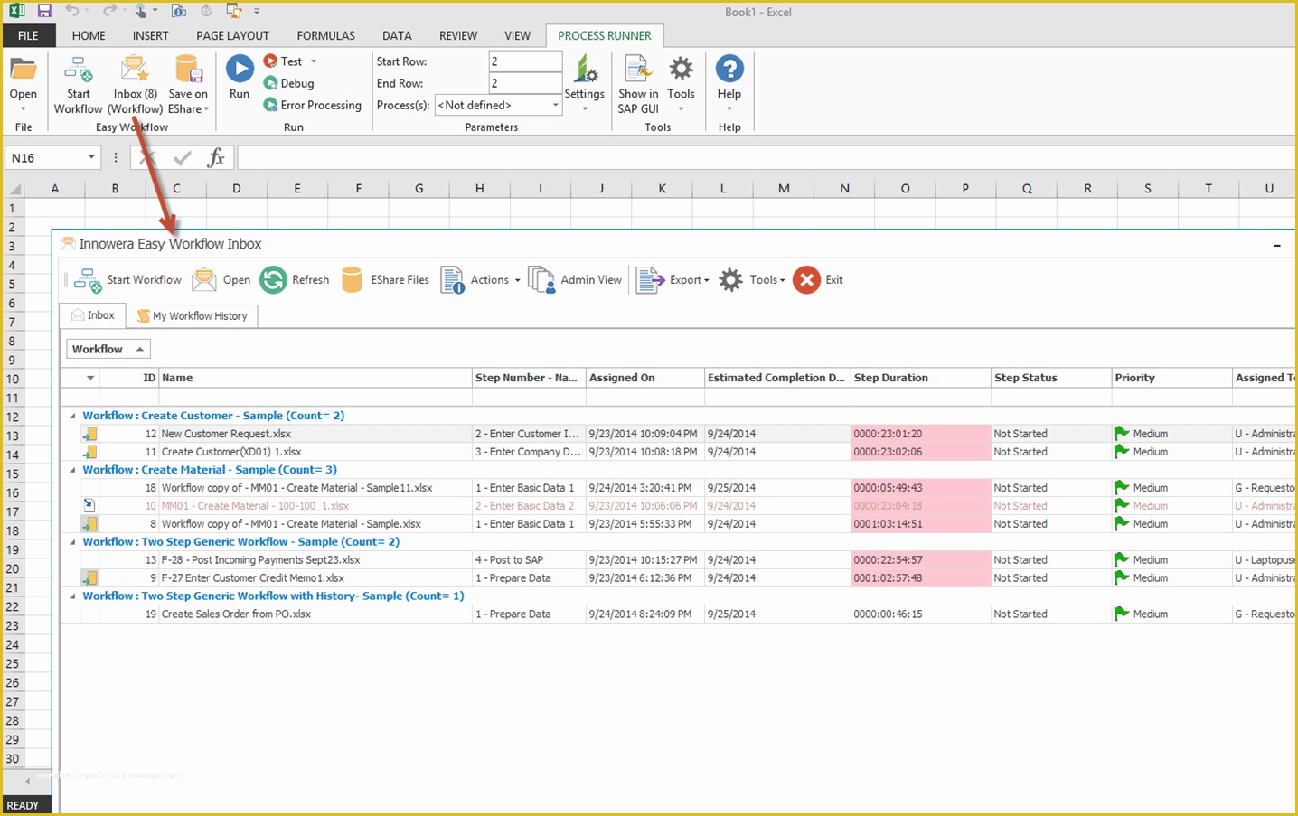 Free Workflow Templates Excel Of Sap Excel Workflow