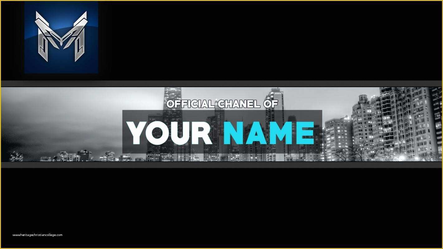 Free Youtube Template Maker Of Free Youtube Banner