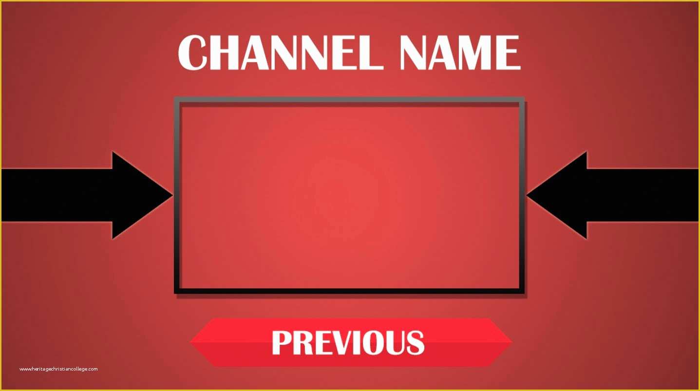 Free Youtube Template Maker Of Outro Template Maker