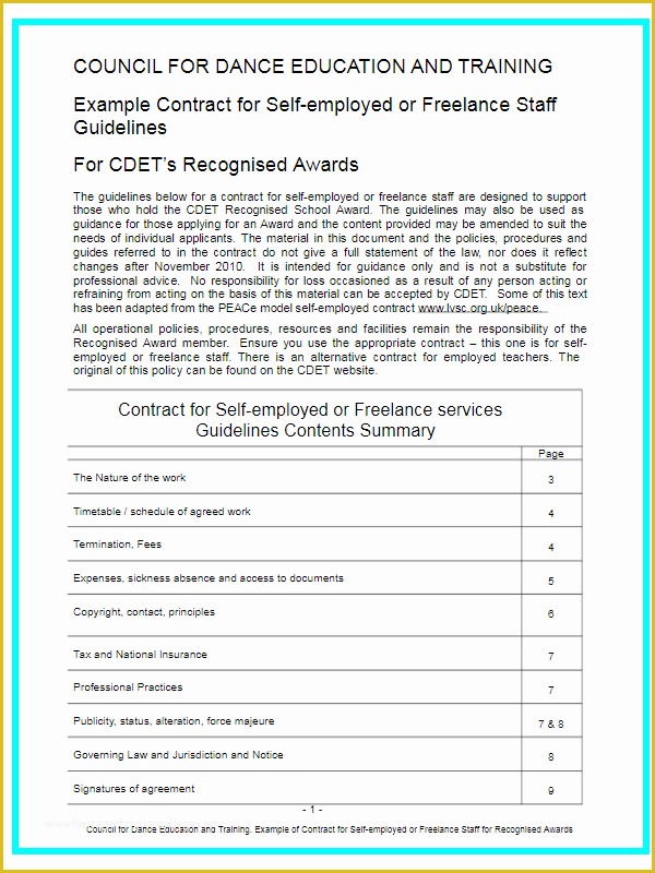 Freelance Agreement Template Free Of 15 Free Freelance Contract Templates Pdf format Samples