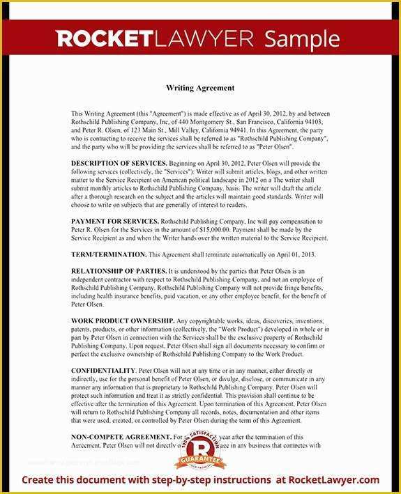 Freelance Agreement Template Free Of Freelance Agreement Template Free Unique Freelance Writer