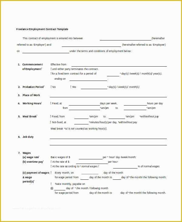 Freelance Agreement Template Free Of Freelance Agreement Template Free Unique Freelance Writer