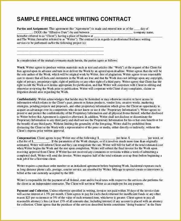 Freelance Agreement Template Free Of Work for Hire Artist Agreement Template Canva Templates