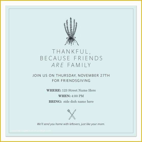 Friendsgiving Invitation Free Template Of Friendsgiving Invitations & Cards On Pingg