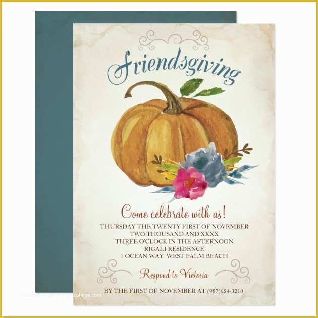 Friendsgiving Invitation Free Template Of Personalized Friendsgiving Invitations