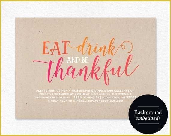 Friendsgiving Invitation Free Template Of Thanksgiving Invitation Friendsgiving Invitation Printable