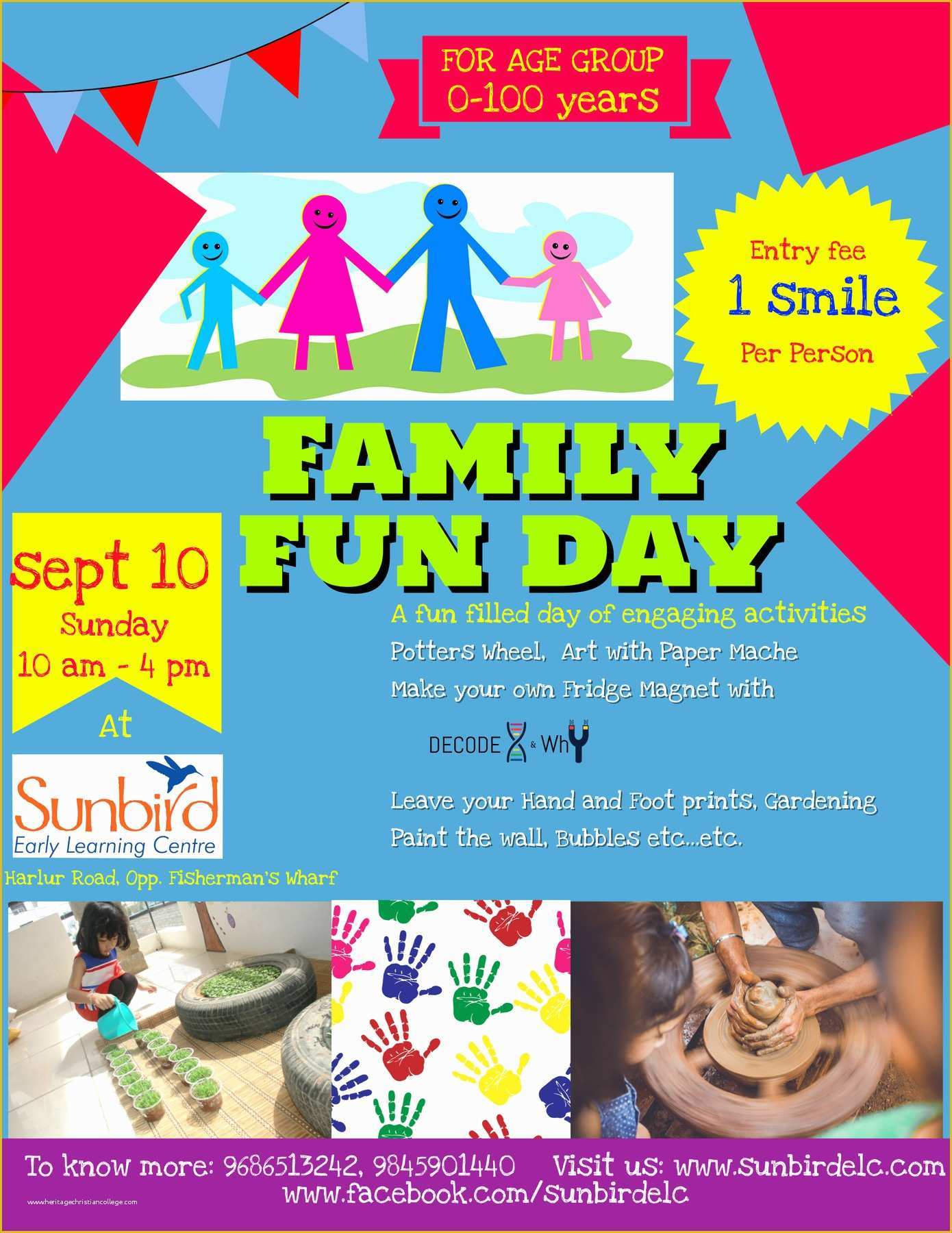 Fun Day Flyer Template Free Of All are Invited Family Fun Day Sunbird