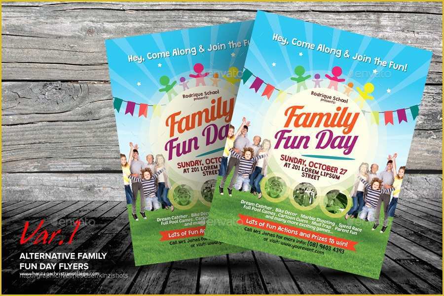 Fun Day Flyer Template Free Of Alternative Family Fun Day Flyers by Kinzishots