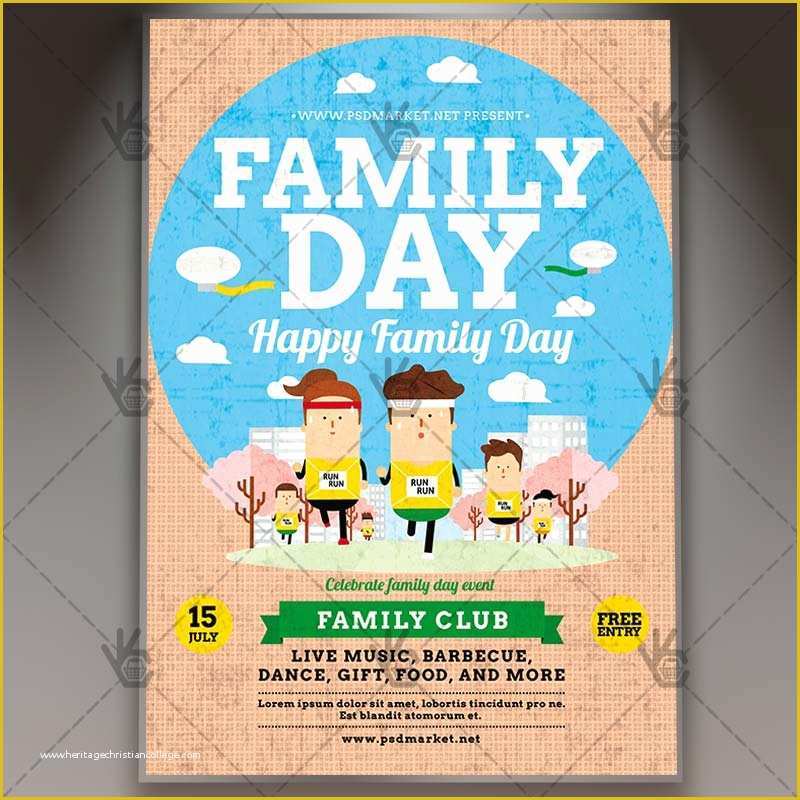 Fun Day Flyer Template Free Of Family Day Premium Flyer Psd Templ Fun Flyer Templates