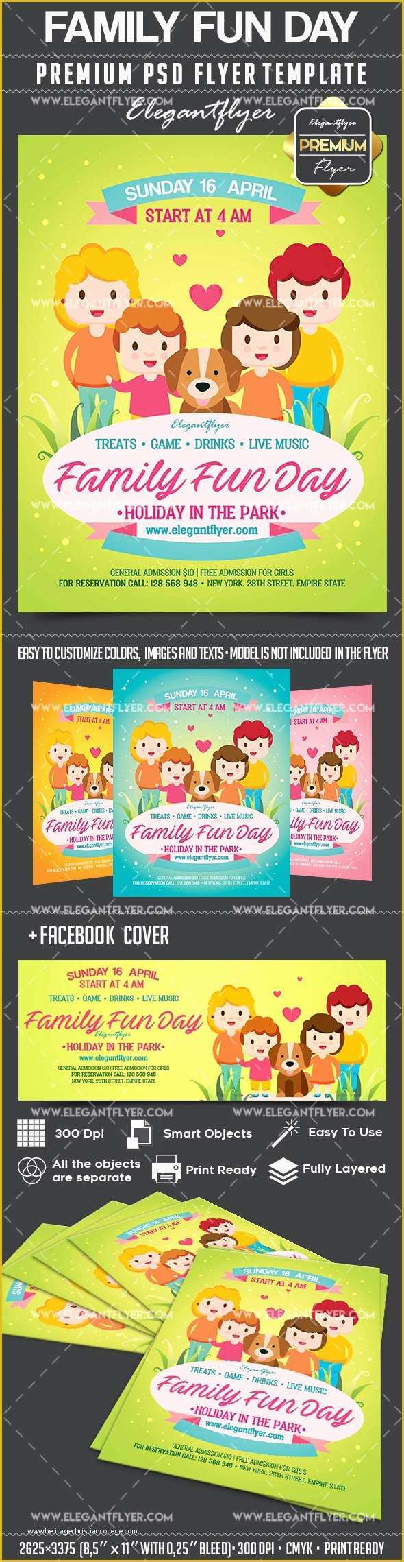 Fun Day Flyer Template Free Of Family Fun Day – Flyer Psd Template – by Elegantflyer