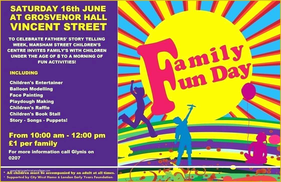 Fun Day Flyer Template Free Of Family Fun Day Flyer Template Filename