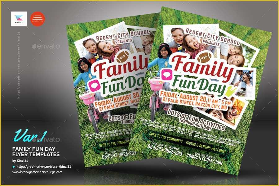 Fun Day Flyer Template Free Of Family Fun Day Flyers by Kinzi21