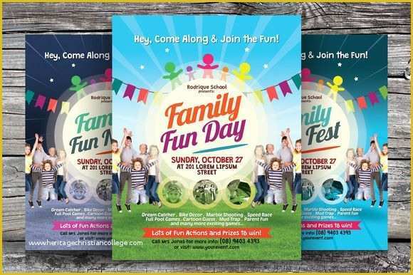 Fun Day Flyer Template Free Of Family Fun Day Flyers